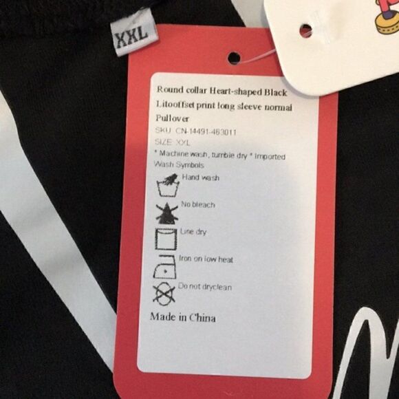 Mom Life Black Ling Sleeves Sweater In XXL CREWNECK - Picture 5 of 8